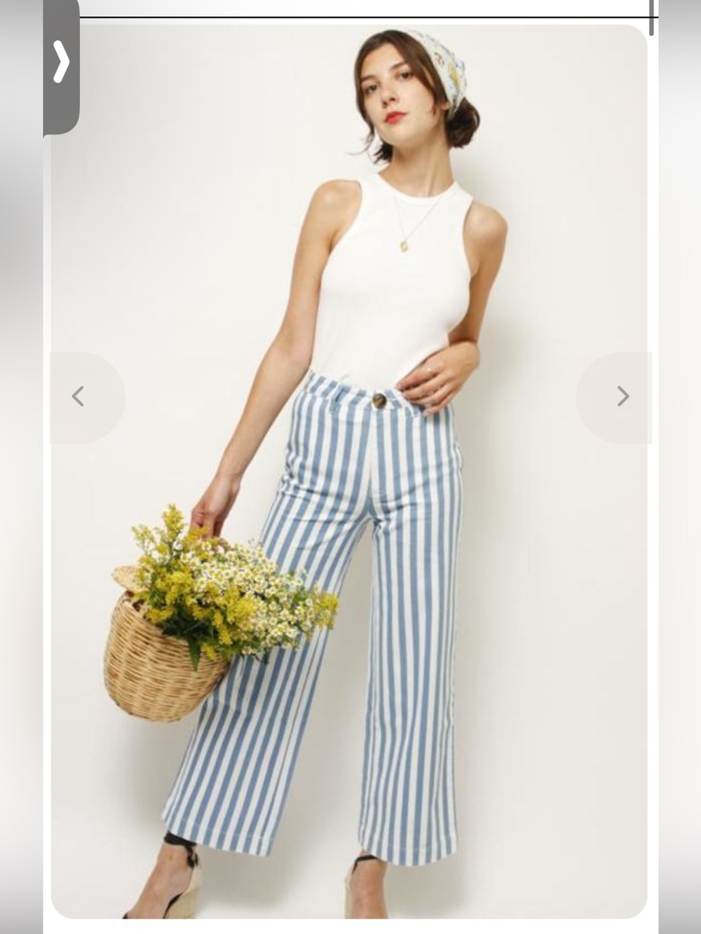 Rollas Old Mate Pant Bay Blue Stripe size 25